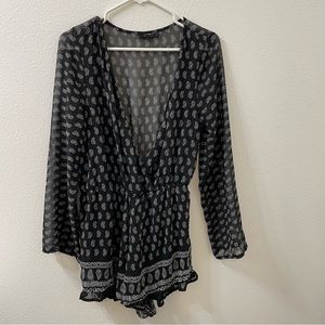 Cotton on blouse black medium